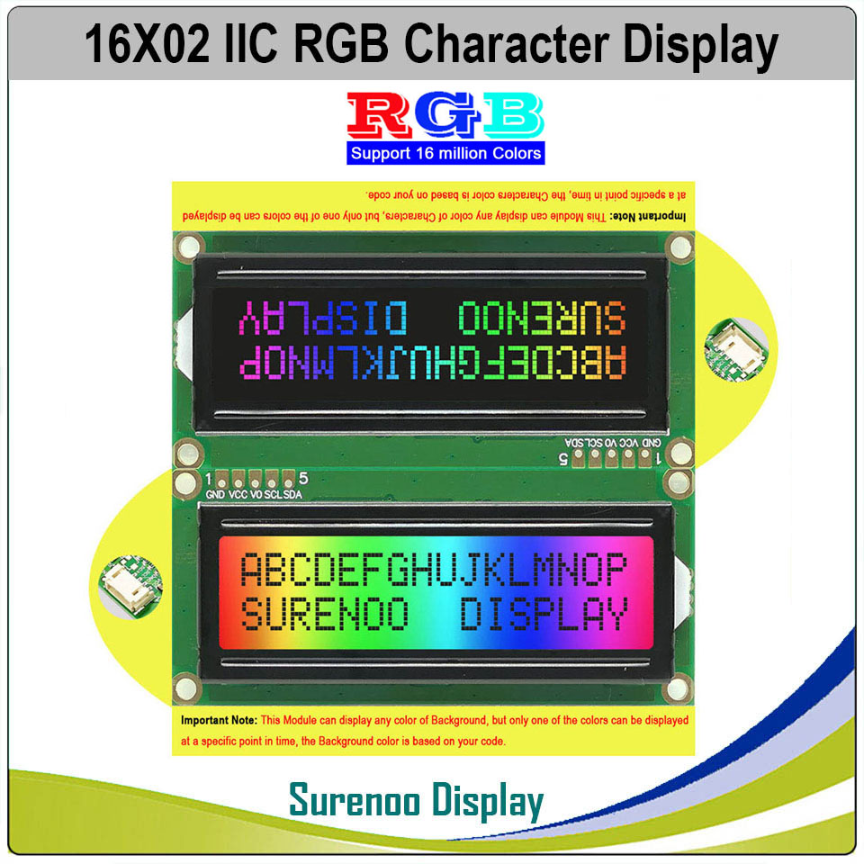 I2C Lcd Display - Grove 162 16X2 1602 3,3-5 В