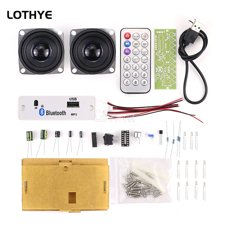 Diy Electronics Audio - Мини-усилитель звука Bluetooth 3W*2, набор для