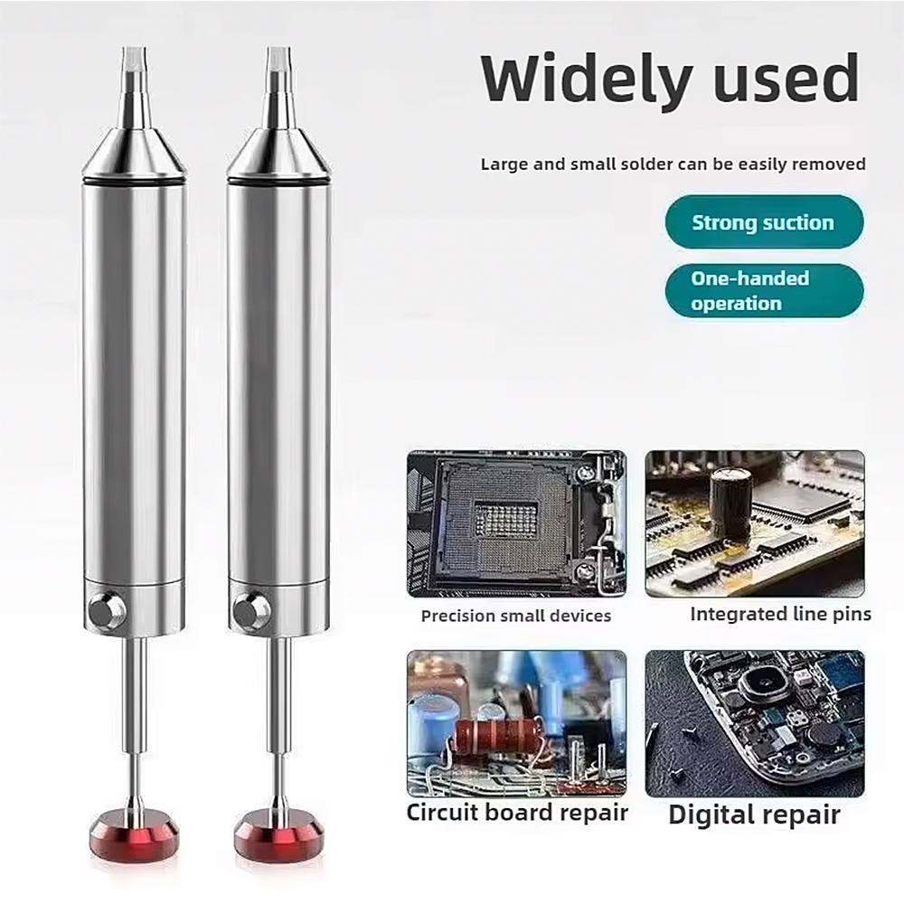 Flux Pen Electronics - Алюминиевый паяльный пистолет-отсос для удаления припоя,
