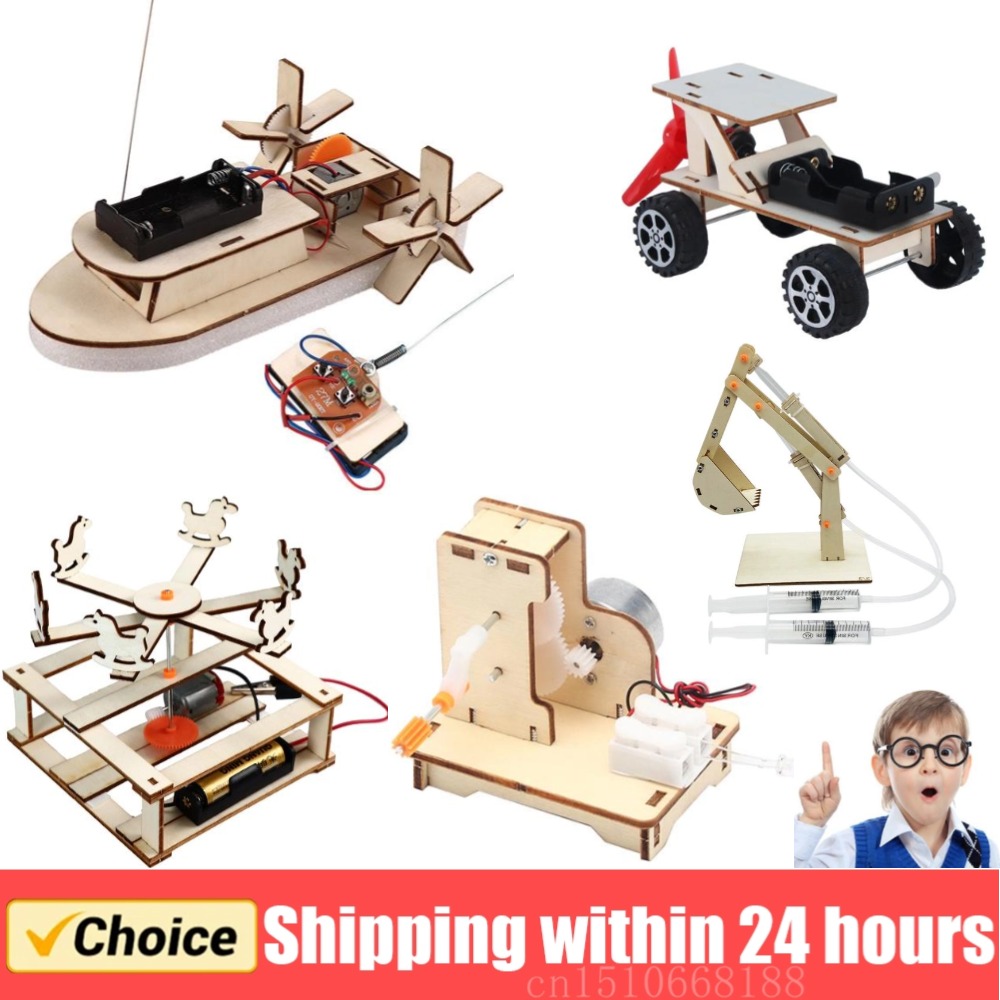 Diy Electronics For Kids - Модель Лодки «сделай сам», научные игрушки,