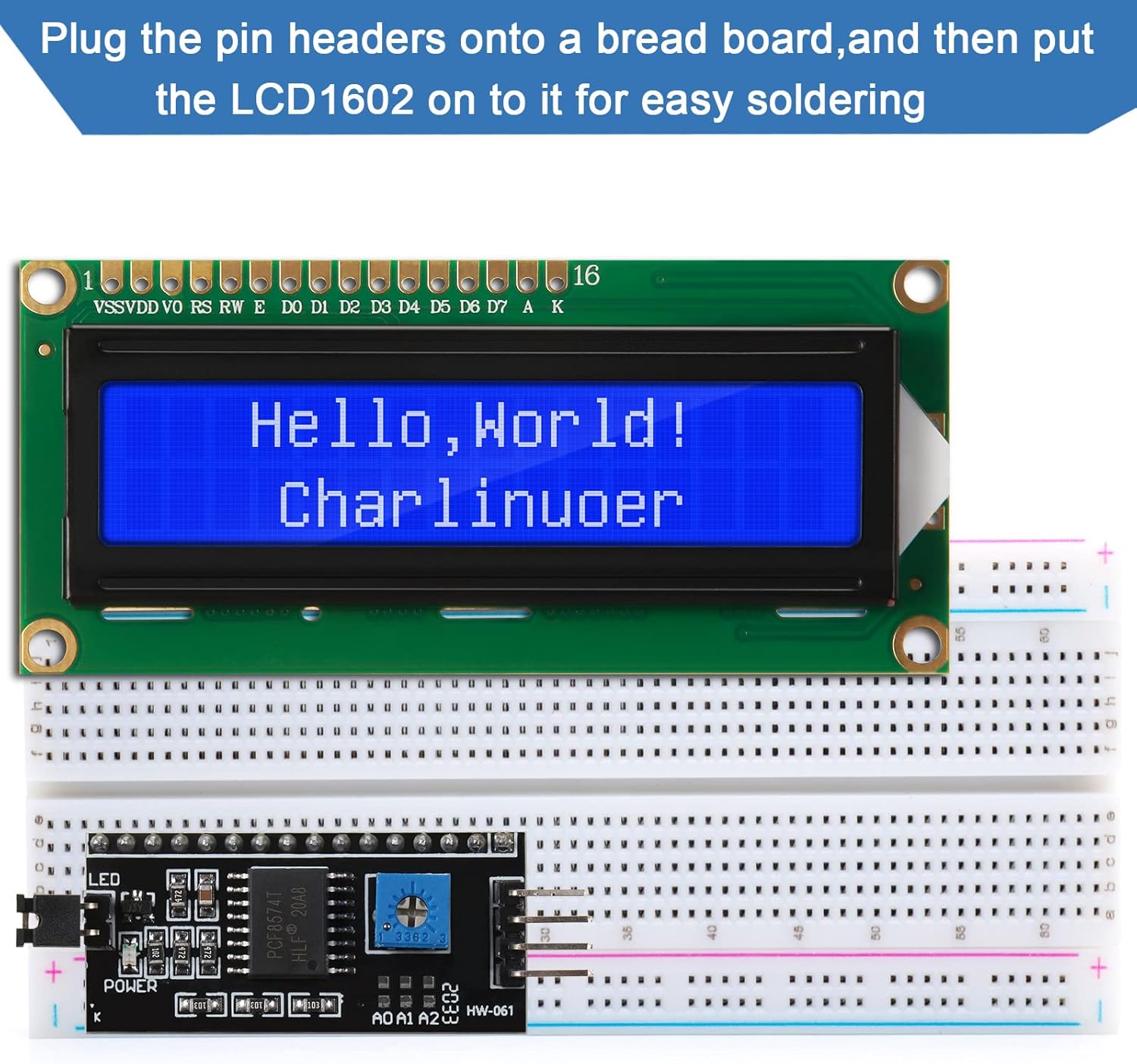 I2C Lcd Display - 1 комплект модуля 1602 LCD 20*4