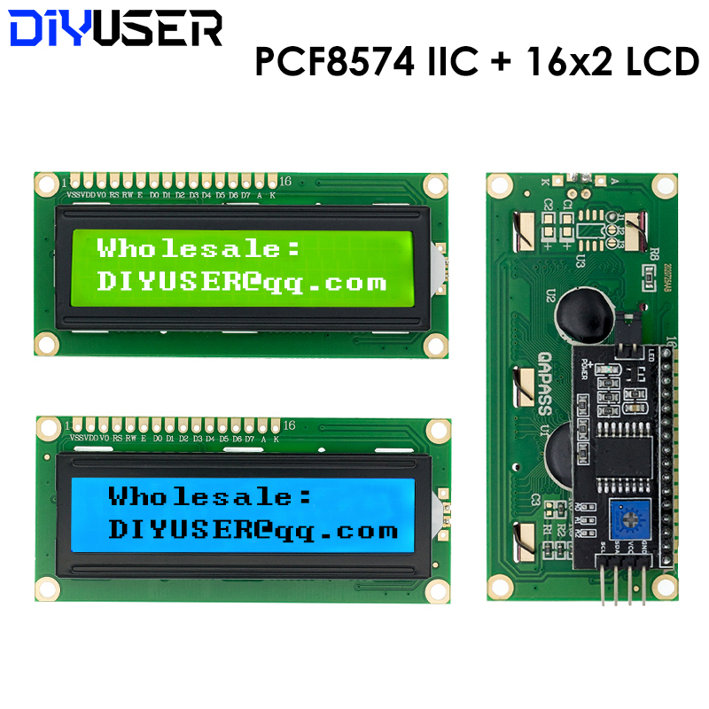 LCD-модуль 1602 с синим/желто- – обзор и цена I2C Lcd Display