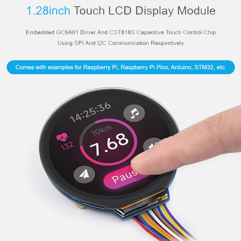 1,28-дюймовый сенсорный ЖК-дис – обзор и цена I2C Lcd Display