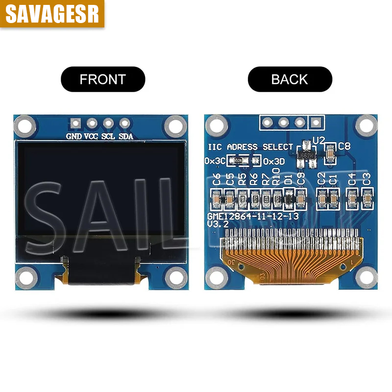 1-10 шт. 0,96-дюймовый модуль  – обзор и цена I2C Lcd Display