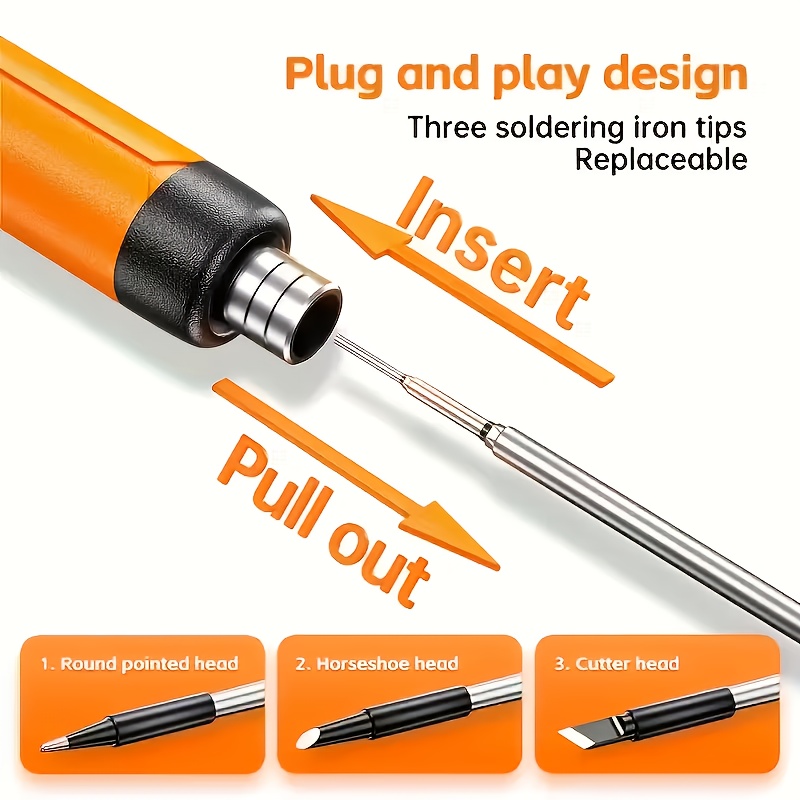 Набор из 3 сменных жал для пая – обзор и цена Flux Pen Electronics