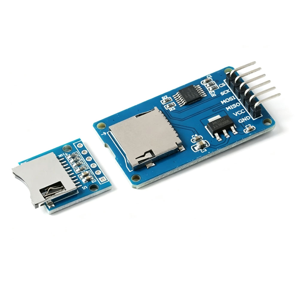 Плата расширения памяти Micro  – обзор и цена Sd Card Module Spi