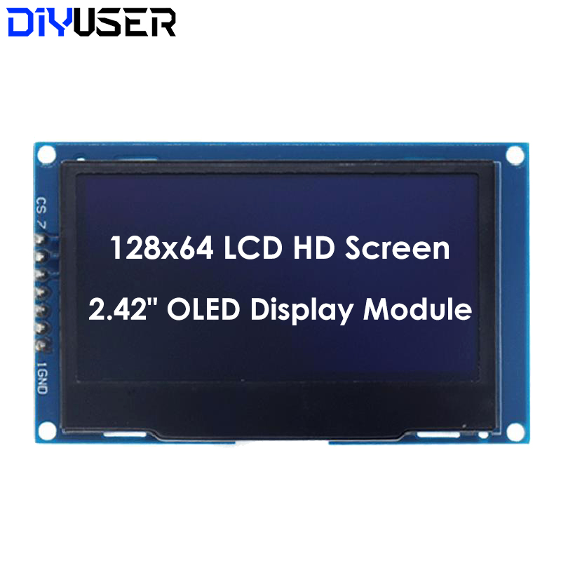 DIYUSER 2,4-дюймовый OLED LCD  – обзор и цена I2C Lcd Display