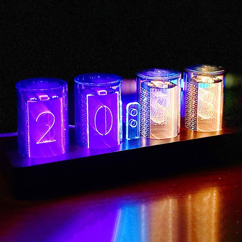 Цветные RGB-часы с подсветкой, – обзор и цена Diy Electronics Desk