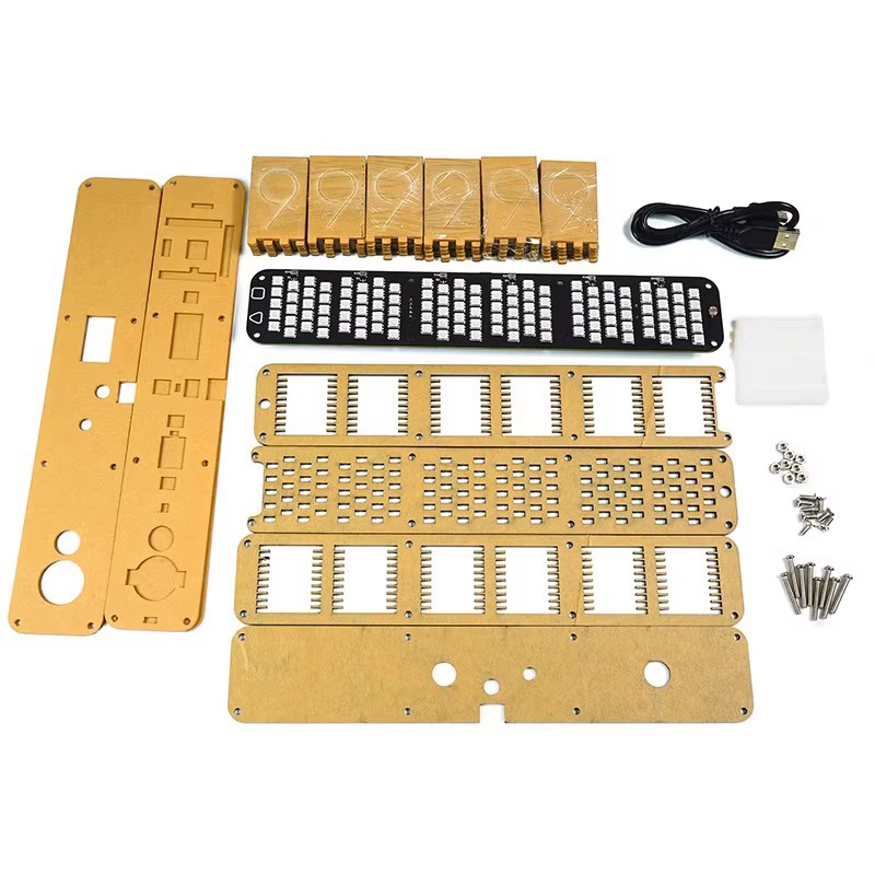 Набор для сборки световых часо – обзор и цена Diy Electronics Desk