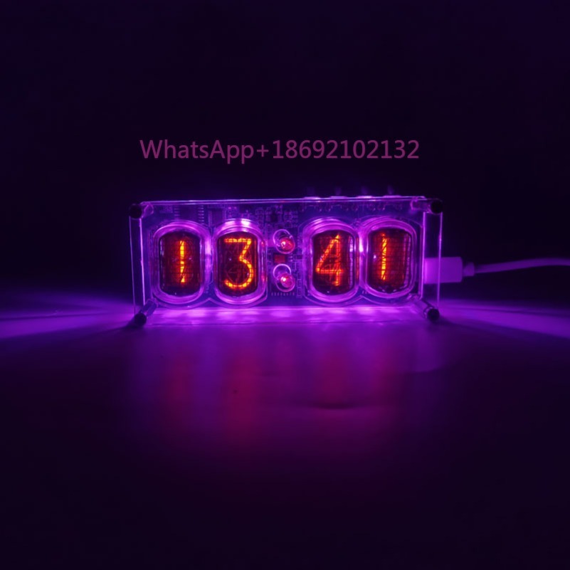 Настольные часы In12 Glow Cloc – обзор и цена Diy Electronics Desk
