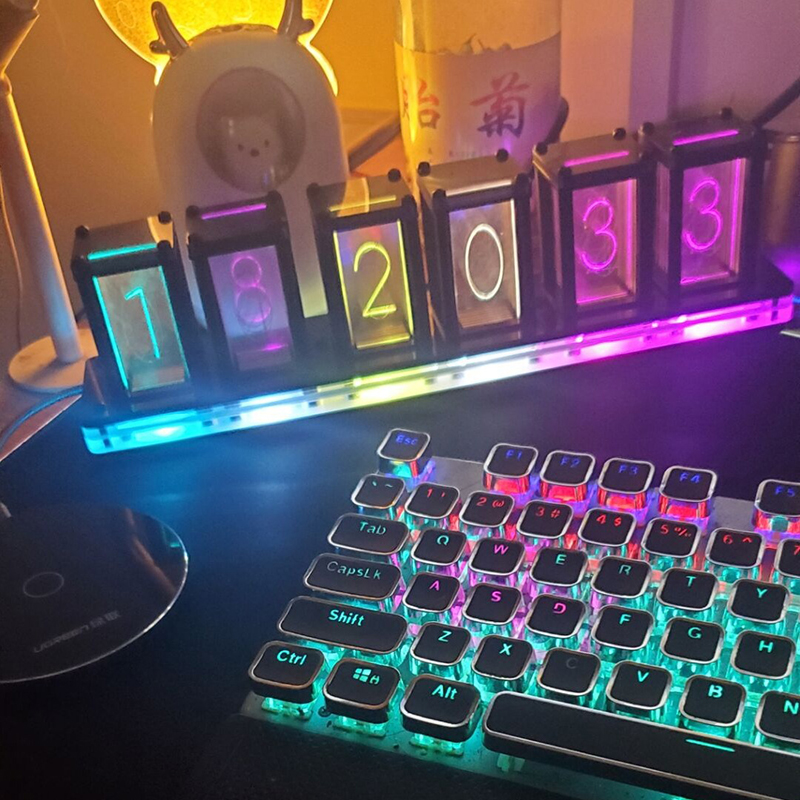Светодиодные настольные часы,  – обзор и цена Diy Electronics Desk