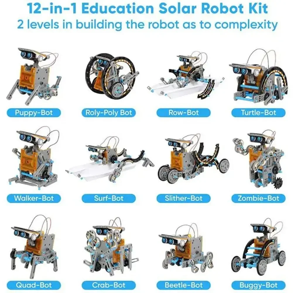 13 в 1, робот на солнечной эне – обзор и цена Diy Electronics For Kids